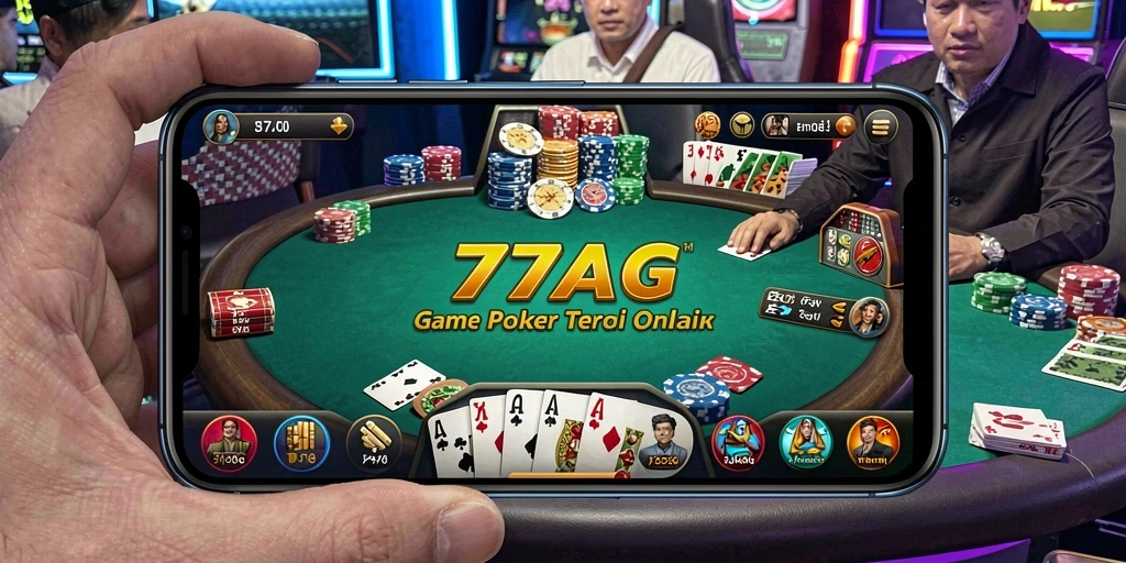 Gameplay poker yang seru dan interaktif di 77AG.