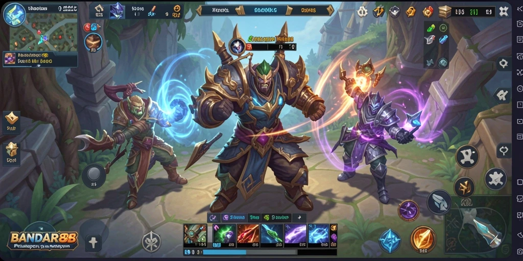 Gameplay BANDAR88 menampilkan pertempuran epik dan eksplorasi dunia yang luas.