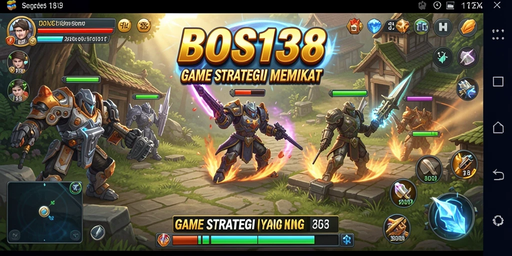 Tampilan gameplay seru di BOS138 yang penuh taktik.