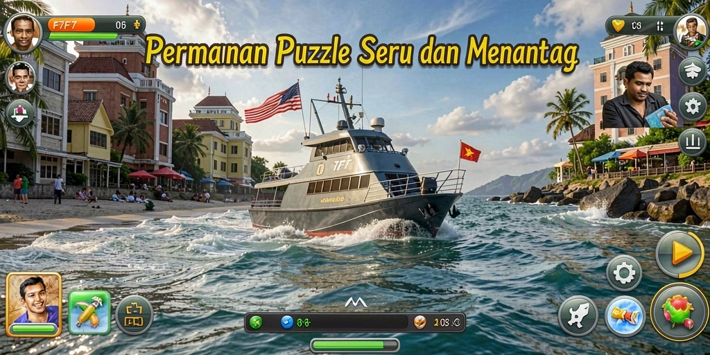 Tampilan gameplay F7F7 yang menarik dan penuh tantangan.