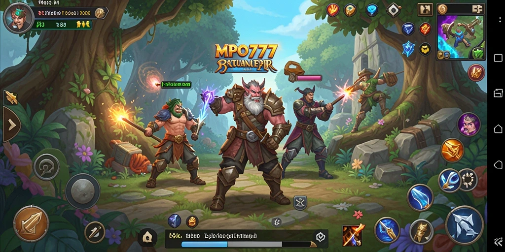 Tampilan gameplay MPO777 yang menakjubkan dan mendalam dalam petualangan RPG.