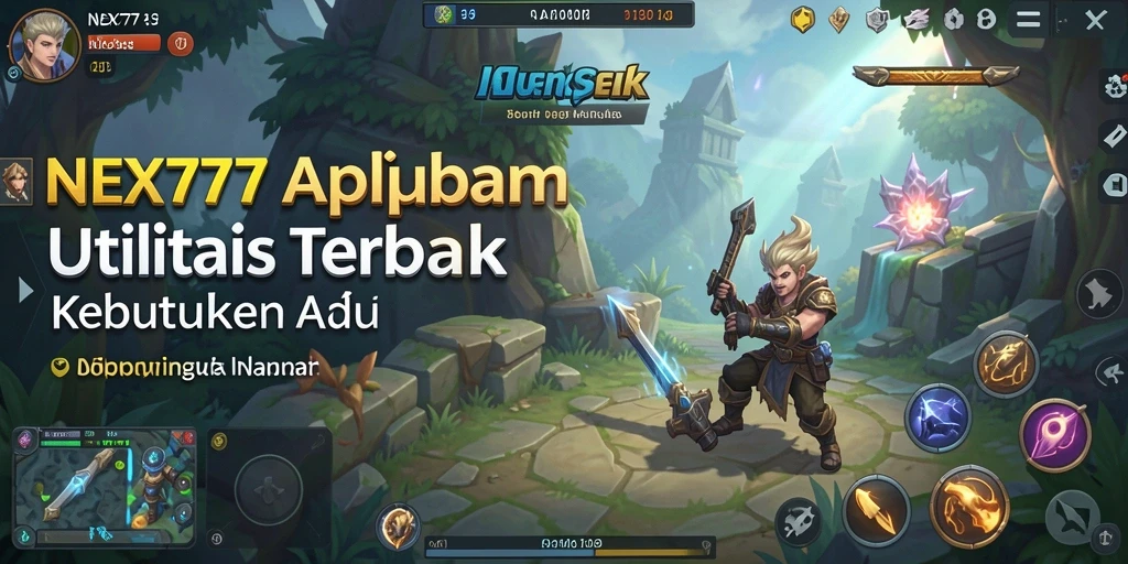 Tampilan antarmuka NEX777 yang intuitif dan menarik.