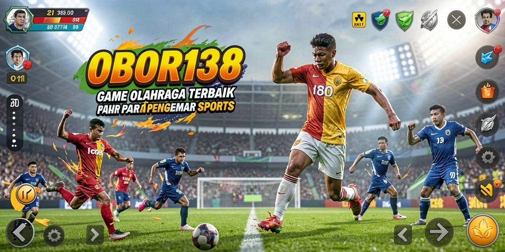 Screenshot OBOR138 menampilkan gameplay menarik dalam pertandingan olahraga.