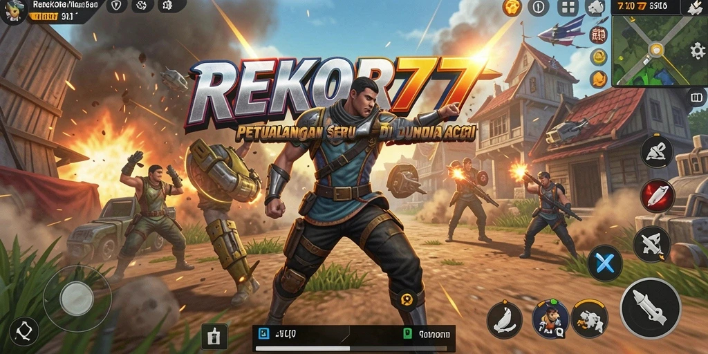 Tangkapan layar dari gameplay intens REKOR777 yang penuh aksi.