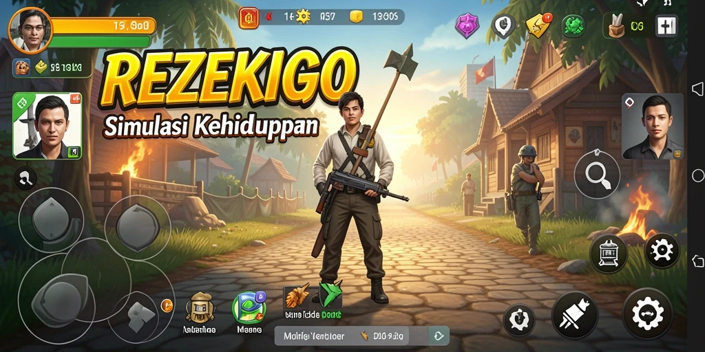 Tampilan gameplay <strong>REZEKIGO</strong> yang memukau dan interaktif.