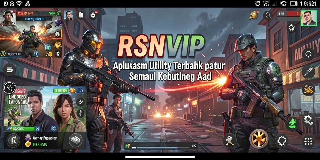 Tampilan utama RSNVIP yang memudahkan pengguna dalam mengatur kegiatan.