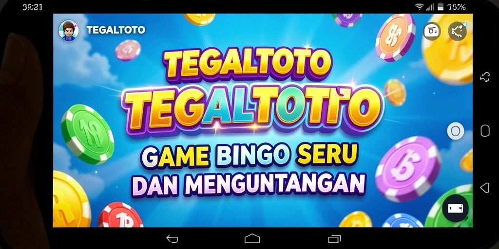 Tampilan gameplay seru di TEGALTOTO dengan fitur Bingo.