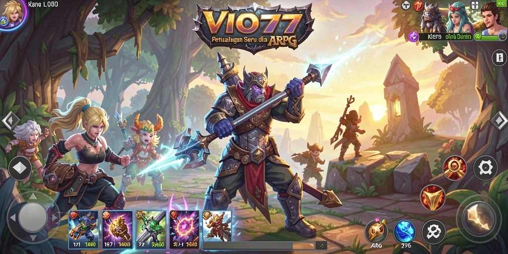 Screenshot gameplay VIO77 menampilkan aksi seru di dunia ARPG.