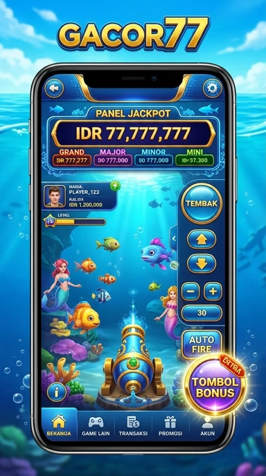 Screenshot proses pengunduhan aplikasi di platform gacor77.